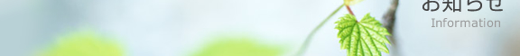 お知らせ